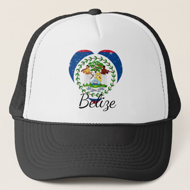 Flag of Belise. Trucker Hat (Front)