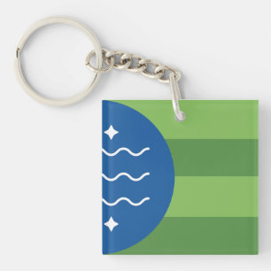 Flag of Bellingham, Washington Key Ring