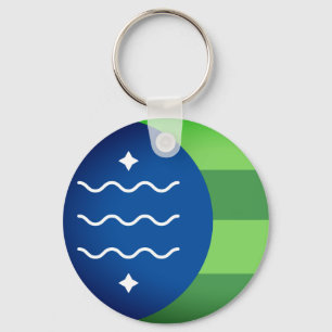 Flag of Bellingham, Washington Keychain