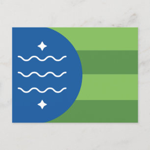 Flag of Bellingham, Washington Postcard