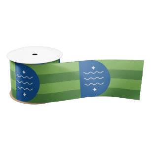 Flag of Bellingham, Washington Satin Ribbon