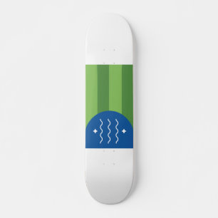 Flag of Bellingham, Washington Skateboard