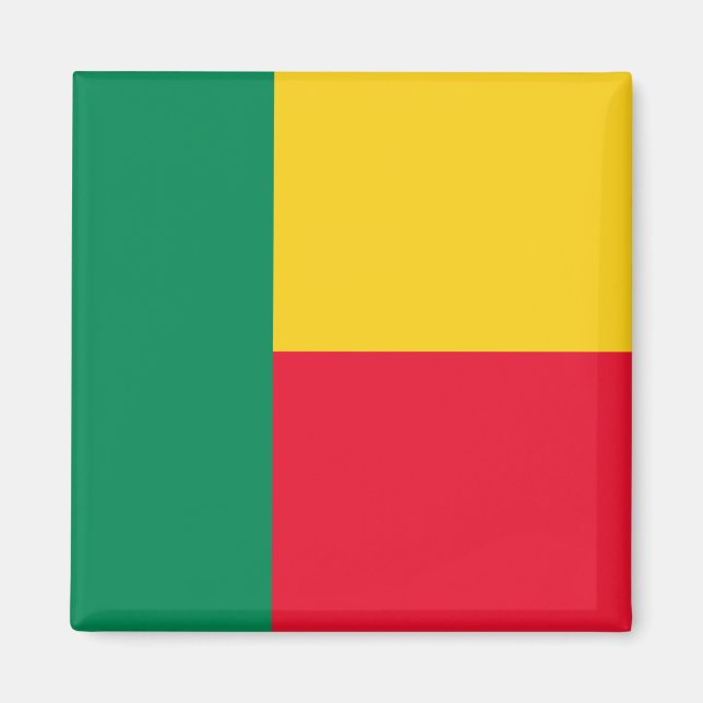 Flag of Benin (Africa) Magnet (Front)