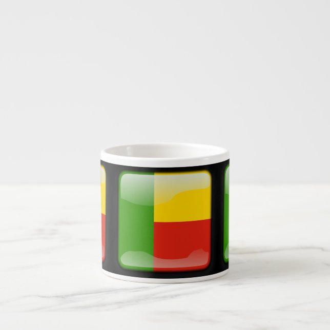 Flag of Benin Espresso Cup (Front)