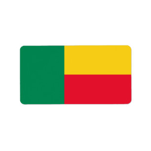 Flag of Benin Labels