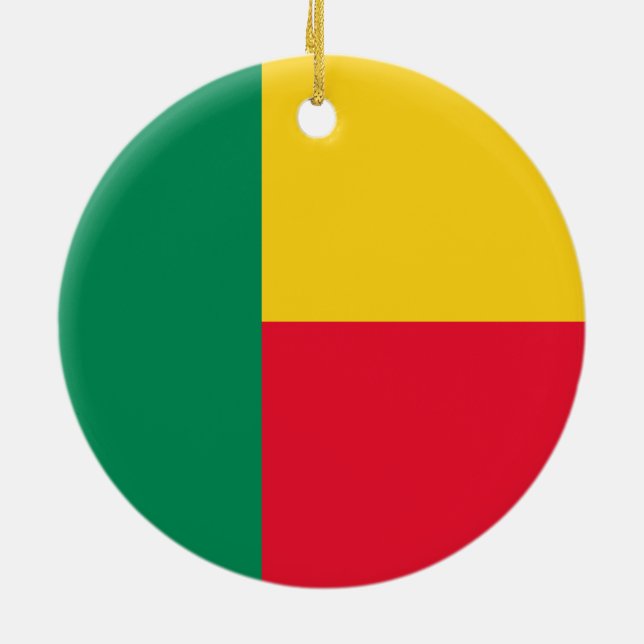 Flag of Benin Ornament (Back)