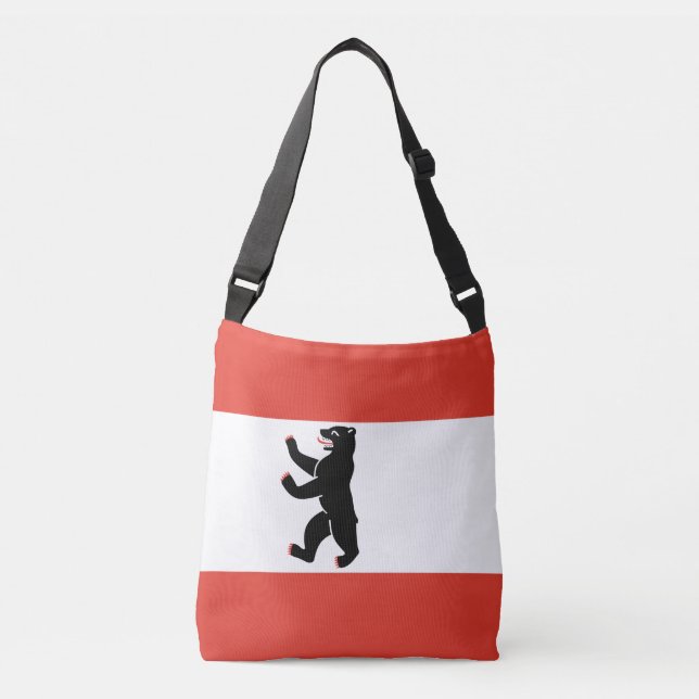Flag of Berlin Crossbody Bag (Front)