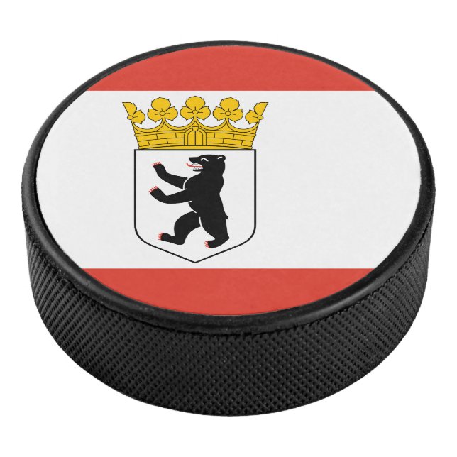 Flag of Berlin Hockey Puck (3/4)