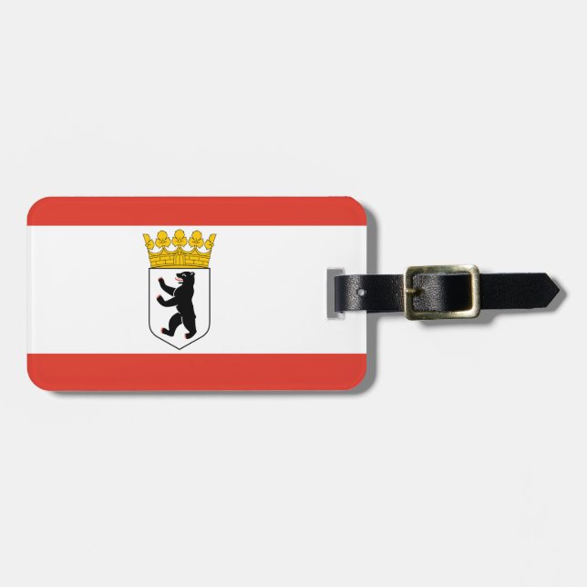 Flag of Berlin Luggage Tag (Front Horizontal)