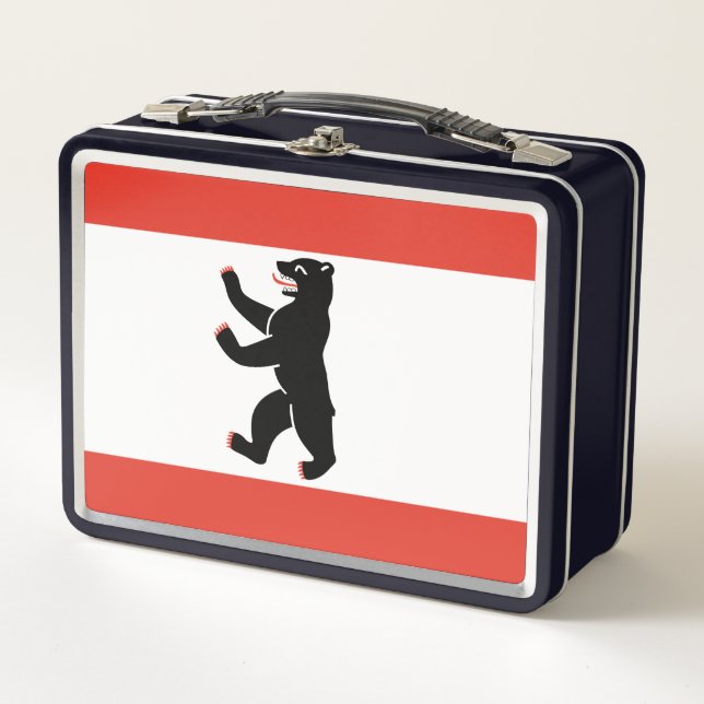 Flag of Berlin Metal Lunch Box (Front)