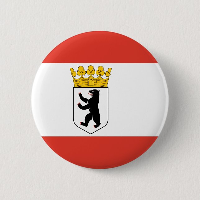 Flag of Berlin Pinback Button (Front)