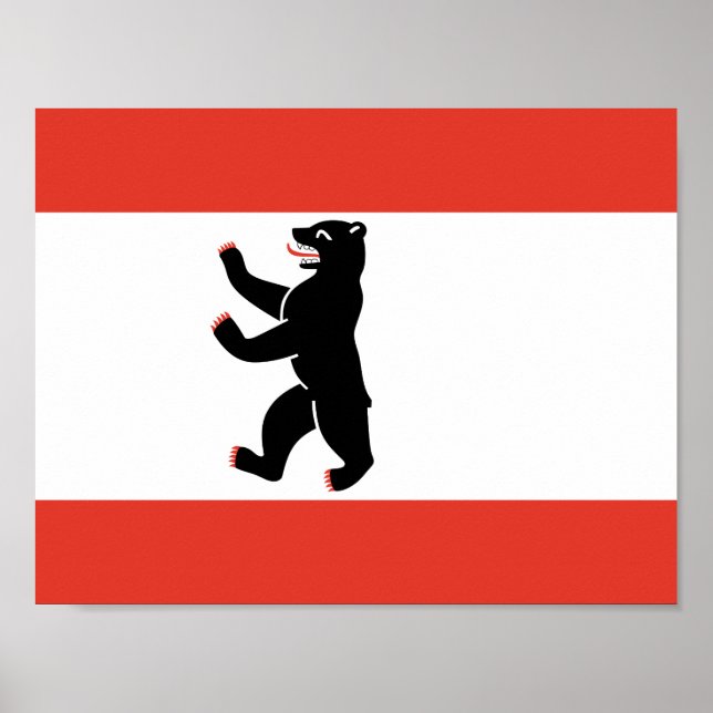 Flag of Berlin Poster (Front)