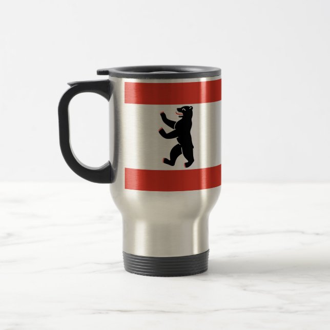 Flag of Berlin Travel Mug (Left)