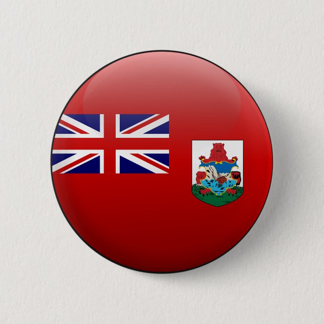 Flag of Bermuda 6 Cm Round Badge (Front)