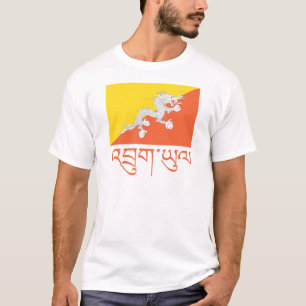 Flag of Bhutan Apparel T-Shirt