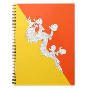 Flag of Bhutan (Thunder Dragon) Notebook