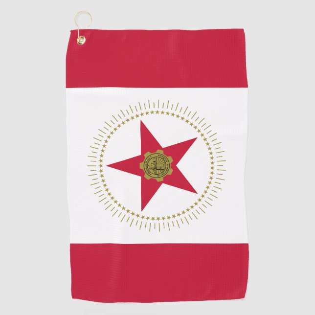Flag of Birmingham, Alabama  Golf Towel (Front)