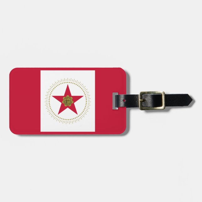 Flag of Birmingham, Alabama Luggage Tag (Front Horizontal)