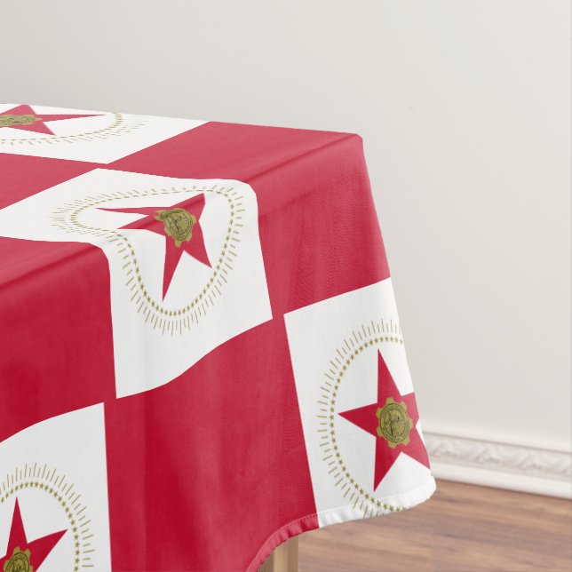 Flag of Birmingham, Alabama Tablecloth (In Situ)