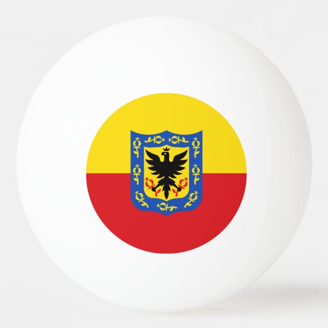 Flag of Bogota, Colombia Ping-Pong Ball (Front)