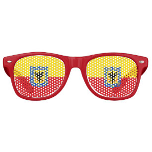 Flag of Bogota, Colombia Retro Sunglasses