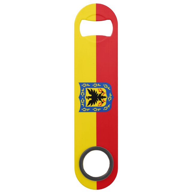 Flag of Bogota, Colombia Speed Bottle Opener (Front)