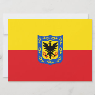 Flag of Bogotá (Colombian Capital City) Card