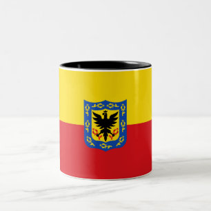 Flag of Bogotá (Colombian Capital City) Two-Tone Coffee Mug