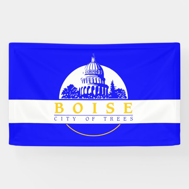 Flag of Boise (Idaho City) Banner (Horizontal)