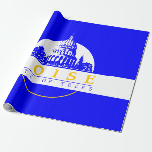 Flag of Boise (Idaho City) Wrapping Paper