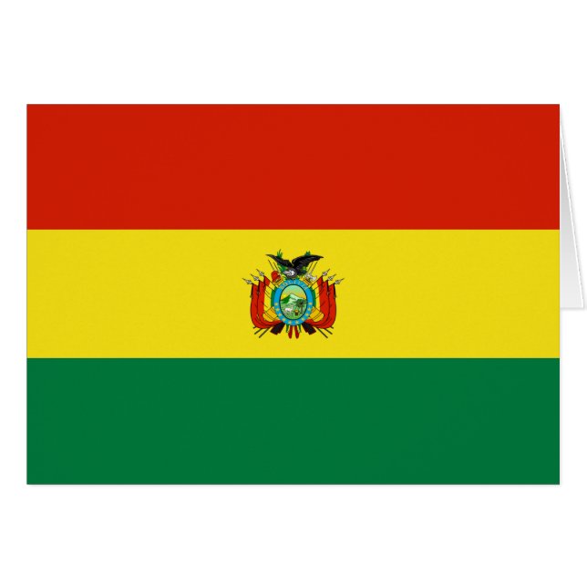 Flag of Bolivia (Front Horizontal)
