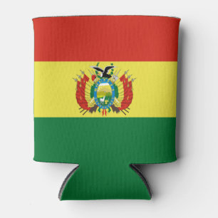 Flag of Bolivia Can Cooler