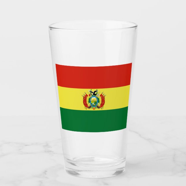 Flag of Bolivia Glass (Front)