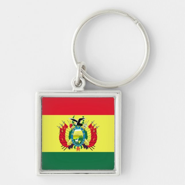 Flag of Bolivia Key Ring (Front)