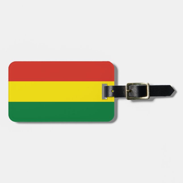Flag of Bolivia Luggage Tag (Front Horizontal)