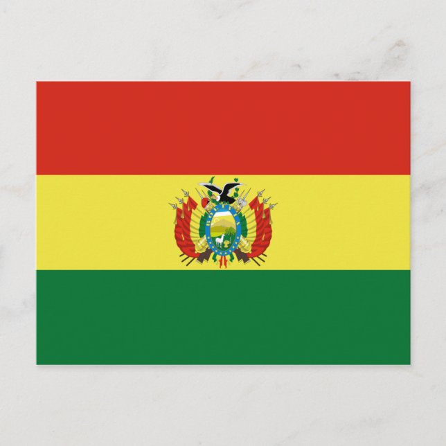 Flag of Bolivia Postcard (Front)