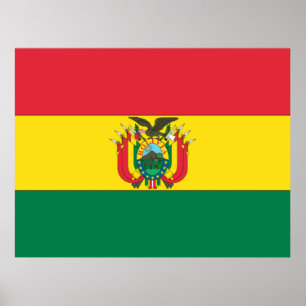 Flag of Bolivia Poster