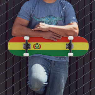Flag of Bolivia Skateboard