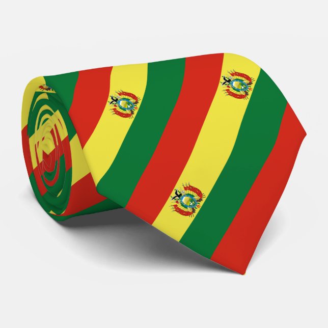 Flag of Bolivia Tie (Rolled)