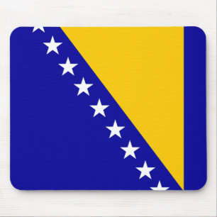 Flag of Bosnia and Herzegovina Mouse Pad