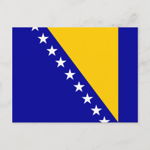 Flag of Bosnia and Herzegovina Postcard
