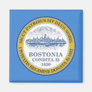 Flag of Boston, Massachusetts Magnet
