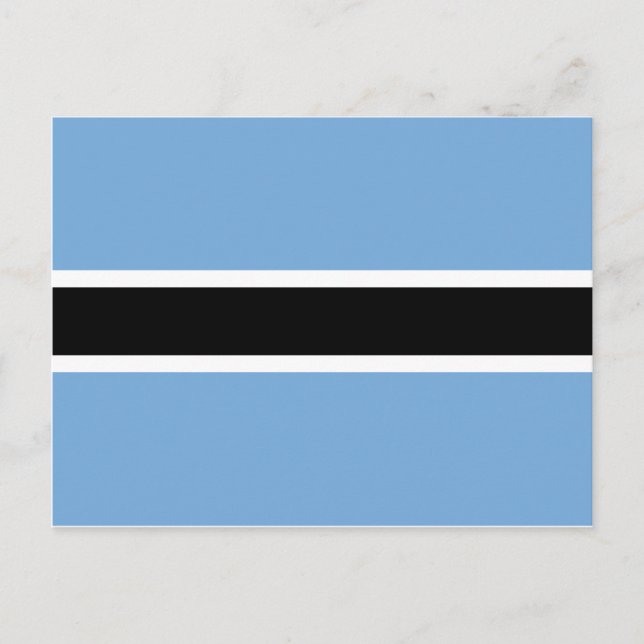 Flag of Botswana Postcard (Front)