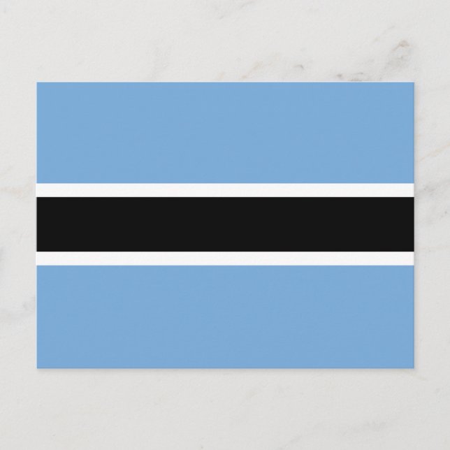 Flag of Botswana Postcard (Front)