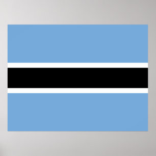 Flag of Botswana Poster