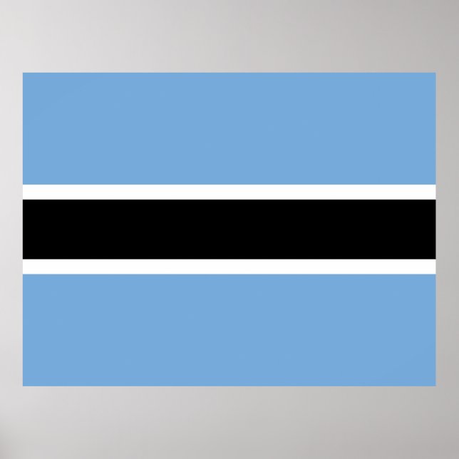 Flag of Botswana Poster (Front)