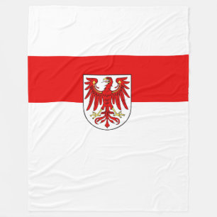 Flag of Brandenburg Fleece Blanket