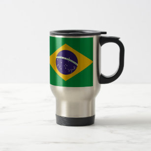 Flag of Brazil Bandeira do Brasil Travel Mug