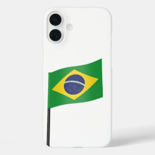 Flag of Brazil iPhone 16 Plus Case