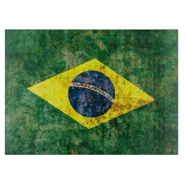 Flag of Brazil Cutting Board (Front)